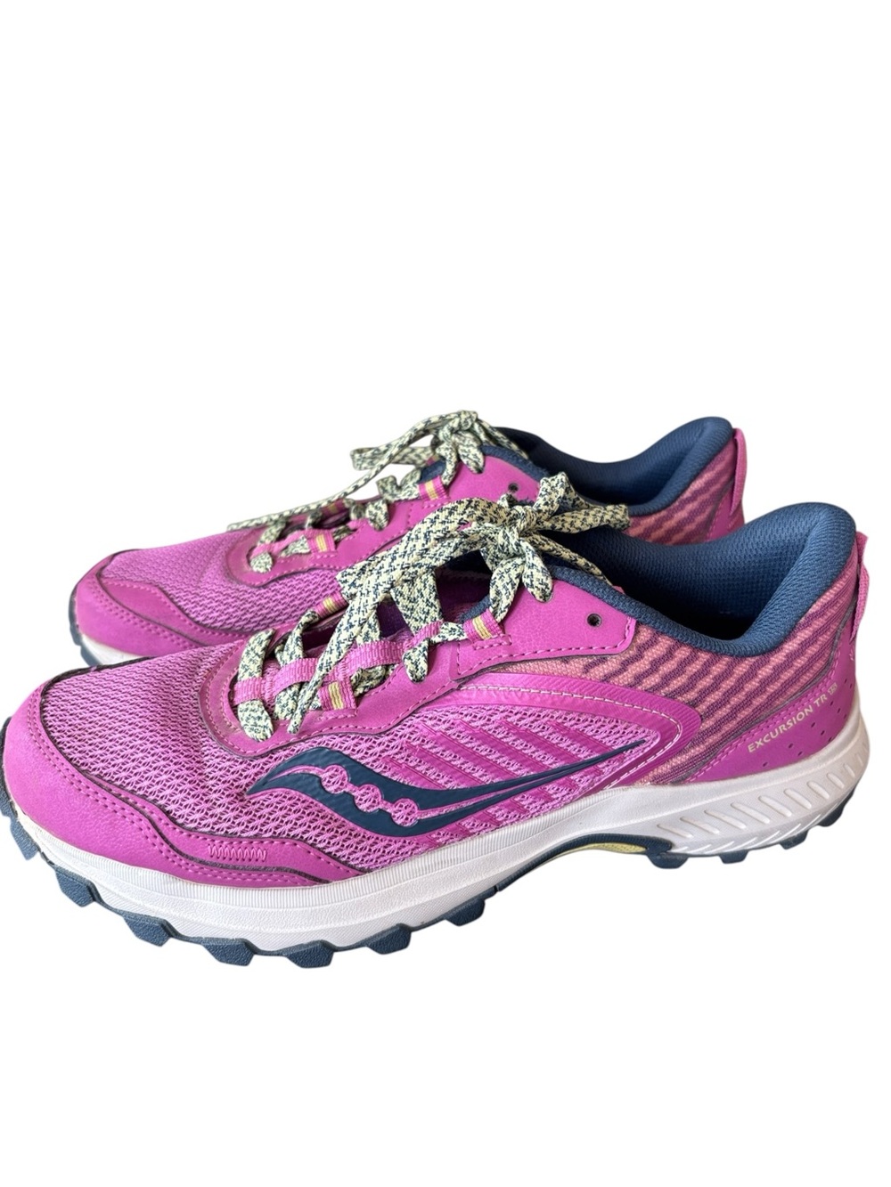 Saucony Excursion TR 15 Pink Blue Trail Running Shoes Sneakers Women's Size 10